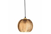 Valaisimet - Bloomingville - Adar Glass Pendant Lamp 22x20 cm - Brown - 82069076