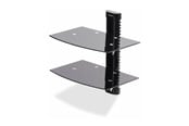 Seinäkiinnitys, AV-kiinnikkeet & AV-kalusteet - StarTech.com Dual Floating Wall-Mounted AV Shelves Adjustable Height Shelf For Under TV - Max - recommended for - 2B-WALL-MOUNT-SHELF