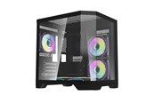 Kotelot - Darkflash FT350 Computer Case with 5 ARGB Fans - Black - Kotelot - Musta - FT350 Black