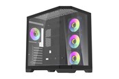 Kotelot - Darkflash FT418 PRO Computer Case with 7 ARGB Fans - Black - Kotelot - Musta - FT418 PRO Black