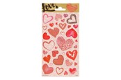 Harrastustarvikkeet - Totum - Sticker sheet Twinkle - Hearts - 100621