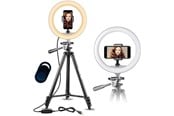 Gadget - Pro Rengasvalo Jalusta 10"- 52-167 cm - Bluetooth Kaukosäädin - 3000-6500K - 6582