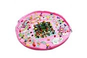 Gadget - Pro Leikkimatto & säilytyspussi Legoille ja leluille – Vaaleanpunainen - P103