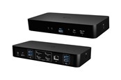 Telakointiasemat - I-Tec - docking station - USB-C / USB4 / Thunderbolt 3 / Thunderbolt 4 / Thunderbolt 5 /USB-A - 2 x HDMI 2 x DP - 1GbE - CAINTGDUAL4KDOCPD
