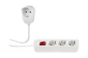 Virtakaapelit (ulkoinen) - REV Ritter REV Powersplit - power strip - 3500 Watt - 0012395114 WS