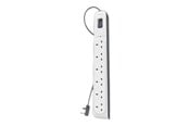 Virtakaapelit (ulkoinen) - Belkin 6 Outlet Power Surge Protector - BSV603AF2M