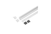 Smart Home - Älykoti - Light Solutions Aluminiumsprofil - Model L (Indbyg) - 20mm LED strip - Hvid - 5714255011180