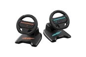 Pelit - lisävarusteet - Subsonic Pro Kart Racer Duo - Black - Wireless Wheel - Nintendo Switch 2 - SA5727-2