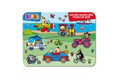 Palapelit - Studio 100 Bumba Wooden Puzzle - Vehicles Puu - MEBU00005710