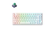 Näppäimistöt - MCHOSE Jet 75 Kailh Magnetic God Hall Effect - Pelinäppäimistö - ilman numpadia - Englanti (US) - Valkoinen - HW-Jet75-8