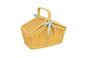 Puulelut - Bigjigs Picnic Set in Basket 18pcs. - 37026