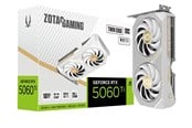 Näytönohjaimet - ZOTAC GeForce RTX 5060 Ti Twin Edge OC White - 16GB GDDR7 RAM - Näytönohjaimet - ZT-B50620Q-10M