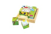 Palapelit - Bigjigs Farm Animals Block Puzzle Palikka - BJ536