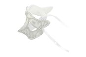 Rooliasut - Boland Venice Felina Silver Eye Mask - 00339