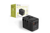 Puhelin - Adapterit & Laturit - Mobile Origin GaN 35W Travel Adapter PW4 EU/UK/US/AUS - 3x USB-C + 2x USB-A - MO-TRA35-PW4