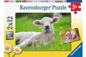Palapelit - Ravensburger Farm Animals 2x12p - 10105718