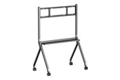 Seinäkiinnitys, AV-kiinnikkeet & AV-kalusteet - iiyama MD-CART02-S1 cart - for flat panel - with anti-collision shelf for accessories - Max 100 kg - recommended for 86" - MD-CART02-S1