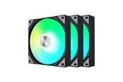 Kotelotuuletin - Tryx ROTA SL ARGB (3-pack) - Kotelotuuletin - 120mm - Musta RGB LED valolla - F-R120A-AM3M-G0K