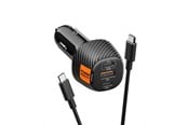 Puhelin - Adapterit & Laturit - Spigen Essential 113W Car Charger EV1133 - black - ACP09543