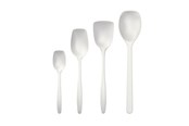 Keittiövälineet - Rosti - Classic kitchen spoons Set of 4 - White - 30118