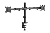 Näytön kiinnitys - Deltaco mounting kit - adjustable arms - for 2 LCD displays - rotate tilt swivel up to 9 kg - black - ARM-0300-B