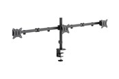 Näytön kiinnitys - Deltaco mounting kit - adjustable arms - for 3 LCD displays - rotate tilt swivel up to 7 kg - black - ARM-0301-B