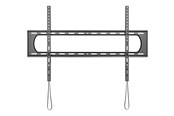 Seinäkiinnitys, AV-kiinnikkeet & AV-kalusteet - Deltaco mounting kit - heavy-duty - for curved / flat panel - fixed up to 120 kg - black - Max 120 kg - recommended for 120 " - ARM-475-B