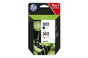 Mustepatruunat, värikasetit ja lisävarusteet - HP 302 - X4D37AE#30N
