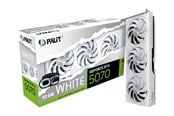 Näytönohjaimet - Palit GeForce RTX 5070 White OC - 12GB GDDR7 RAM - Näytönohjaimet - NE75070U19K9-GB2050W