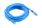 Verkkokaapelit - Lanberg patch cable - 10 m - blue RAL 5012 - Sininen - 10m - PCF6-10CC-1000-B