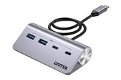 USB hub - Unitek uHUB Q4 - hub - 4-in-1 - 4 ports USB hub - 4 porttia - Harmaa - H1337AGY01