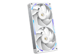 Kotelotuuletin - NZXT F240X - Kotelotuuletin - 240mm - Valkoinen, RGB-valolla - 41 dBA - RF-U24PN-W1