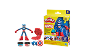 Rakennussarjat - Play-Doh Marvel Captain America Stamping Shield - G00565L00