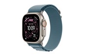 Älykellot, Urheilukellot & Aktiivisuusrannekkeet - Apple Watch Ultra 3 GPS + Cellular 49mm Natural Titanium Case with Light Blue Alpine Loop - Large - MEWP4DH/A