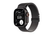 Älykellot, Urheilukellot & Aktiivisuusrannekkeet - Apple Watch Ultra 3 GPS + Cellular 49mm Black Titanium Case with Black Titanium Milanese Loop - Large - MF1T4DH/A