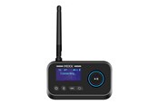 Kuulokkeet - Mixx Audio StreamQ - headphones with mic - with StreamPort Audio Transmitter - SQTV-SP-BK-399