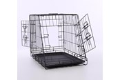 Koirat - Nordic Paws - Sloping Wire cage black - S 63x44x50.5 cm - 540058529239