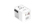 Puhelin - Adapterit & Laturit - Energizer Global Matkalaturi - 65W - PD (2xUSB-C + USB-A) - ETC650