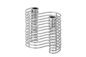 Sisustus - Bloomingville - Wavela Candle Holder - Silver - 82063032