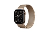 Älykellot, Urheilukellot & Aktiivisuusrannekkeet - Apple Watch Series 11 GPS + Cellular 42mm Gold Titanium Case with Gold Milanese Loop - MF8Y4QN/A