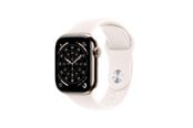 Älykellot, Urheilukellot & Aktiivisuusrannekkeet - Apple Watch Series 11 GPS + Cellular 46mm Gold Titanium Case with Light Blush Sport Band - S/M - MFD54QN/A