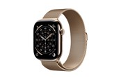 Älykellot, Urheilukellot & Aktiivisuusrannekkeet - Apple Watch Series 11 GPS + Cellular 46mm Gold Titanium Case with Gold Milanese Loop - S/M - MFD74QN/A