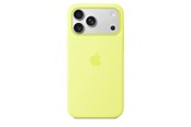 Puhelin - Kannet ja kotelot - Apple iPhone 17 Pro Max Silicone Case with MagSafe – Neon Yellow - MGFM4ZM/A