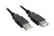 USB kaapelit - Sharkoon - USB extension cable - USB to USB - 1 m - 4044951015405