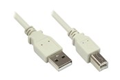 USB kaapelit - Alcasa electronik Good Connections - USB cable - USB to USB Type B - 1 m - 2510-1OF