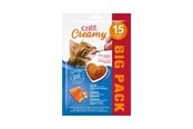 Kissat - Catit - Creamy Premium Treat for Cats - Salmon with prawn 15 x 10g - 44457