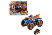 Kauko-ohjattavat - Hot Wheels Monster Trucks Tiger Shark Climber RC Vehicle - JFR39