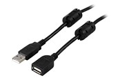 USB kaapelit - Deltaco - USB extension cable - USB to USB - 2 m - USB2-12FS