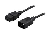 Virtakaapelit (ulkoinen) - Deltaco DEL-112PA - power extension cable - IEC 60320 C19 to IEC 60320 C20 - 3 m - DEL-112PA
