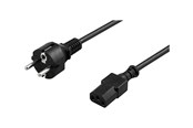 Sisäiset virtakaapelit - Deltaco DEL-111N - power cable - power CEE 7/7 to power IEC 60320 C13 - 10 m - DEL-111N